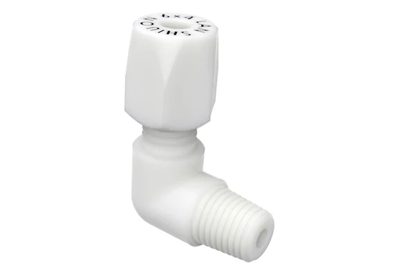 テフロン PTFE L-TYPE MALE CONNECTOR 外観